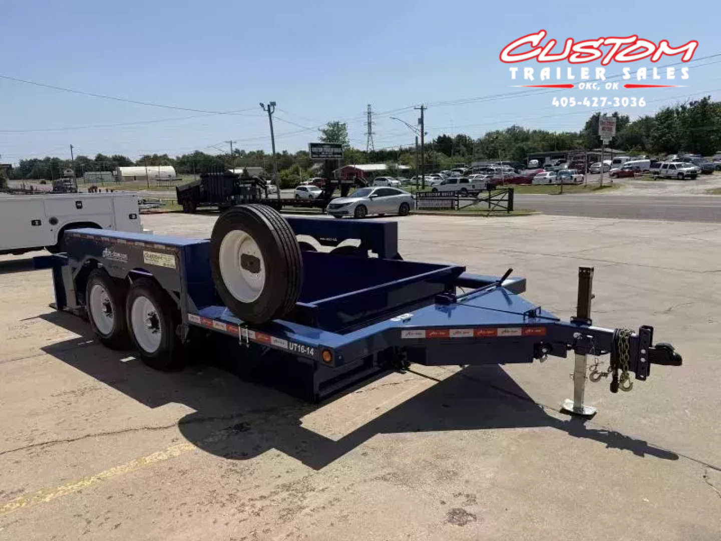 New #004572 2026 Air Tow UT16-14 16 X 75 DROP DECK TRAILER