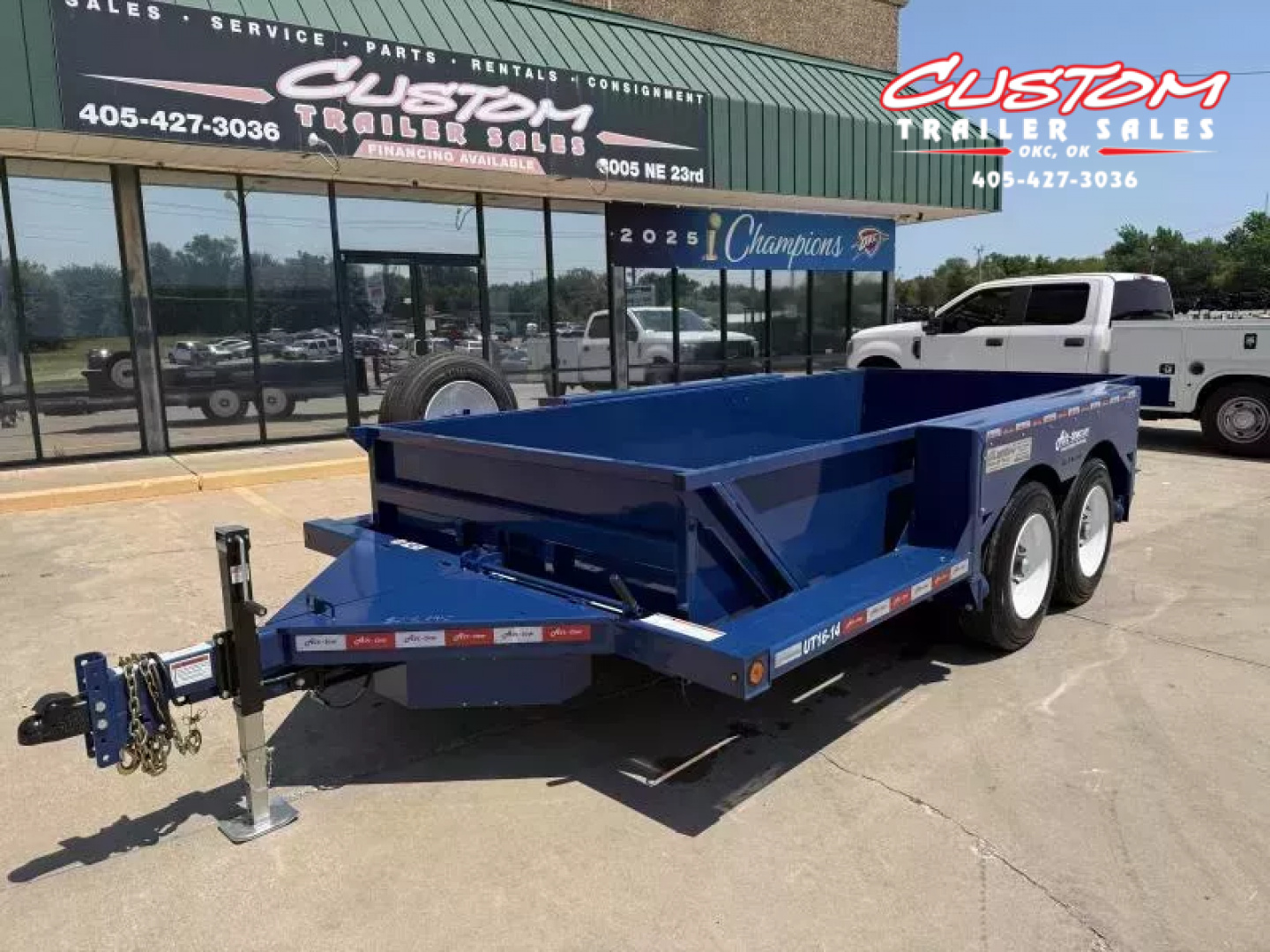 New #004572 2026 Air Tow UT16-14 16 X 75 DROP DECK TRAILER