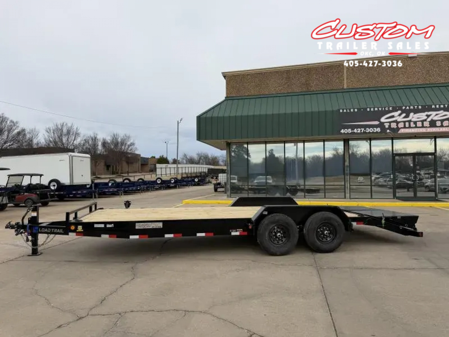 New #004667 2026 LOAD TRAIL CH 22 X 83 TANDEM AXLE 14K EQUIPMENT HAULER W/ MAX RAMPS