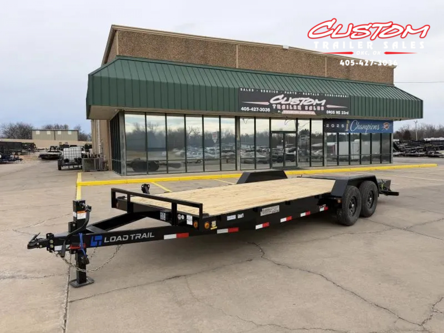 New #004667 2026 LOAD TRAIL CH 22 X 83 TANDEM AXLE 14K EQUIPMENT HAULER W/ MAX RAMPS