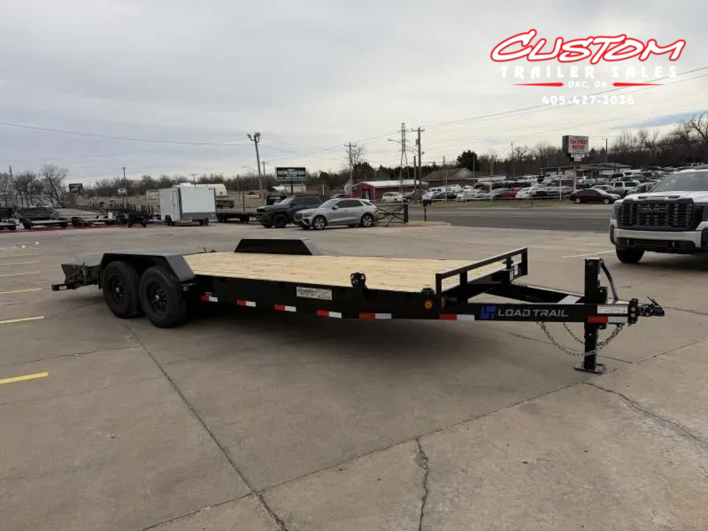 New #004667 2026 LOAD TRAIL CH 22 X 83 TANDEM AXLE 14K EQUIPMENT HAULER W/ MAX RAMPS