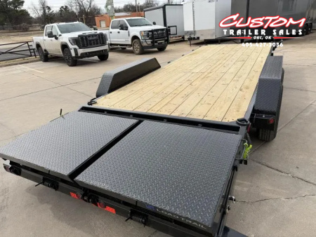 New #004667 2026 LOAD TRAIL CH 22 X 83 TANDEM AXLE 14K EQUIPMENT HAULER W/ MAX RAMPS