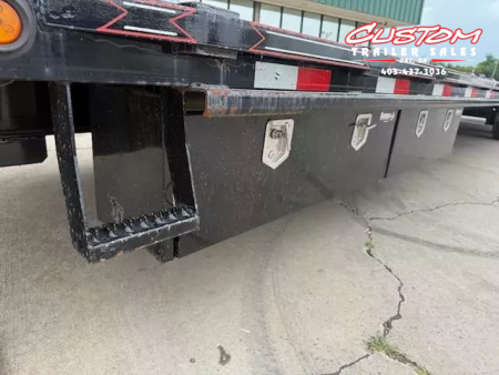 Used #033635 USED 2023 DIAMOND T DTF 40 X 102 DUAL TANDEM 20K STRAIGHT DECK GOOSENECK