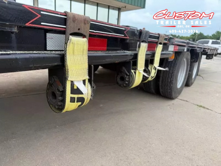 Used #033635 USED 2023 DIAMOND T DTF 40 X 102 DUAL TANDEM 20K STRAIGHT DECK GOOSENECK
