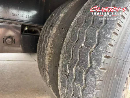 Used #033635 USED 2023 DIAMOND T DTF 40 X 102 DUAL TANDEM 20K STRAIGHT DECK GOOSENECK