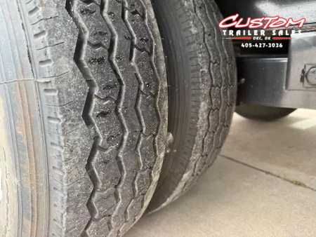 Used #033635 USED 2023 DIAMOND T DTF 40 X 102 DUAL TANDEM 20K STRAIGHT DECK GOOSENECK