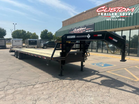 New #034856 2025 DIAMOND T DTF 36 X 102 DUAL TANDEM 20K FLATBED GOOSENECK W/ MAXX RAMPS