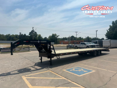 New #034856 2025 DIAMOND T DTF 36 X 102 DUAL TANDEM 20K FLATBED GOOSENECK W/ MAXX RAMPS