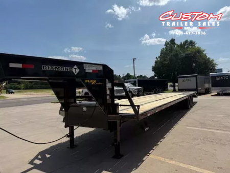 New #036527 2026 DIAMOND T DTF 40 X 102 DUAL TANDEM 20K GOOSENECK W/ MAXX RAMPS
