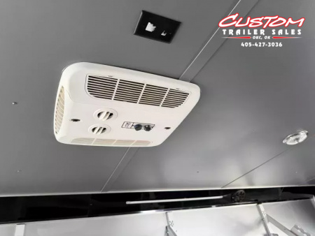 Used #037345 USED 2020 FOREST RIVER TA4 8.5 X 28 TANDEM AXLE ENCLOSED RACE TRAILER