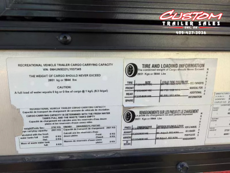 Used #037345 USED 2020 FOREST RIVER TA4 8.5 X 28 TANDEM AXLE ENCLOSED RACE TRAILER