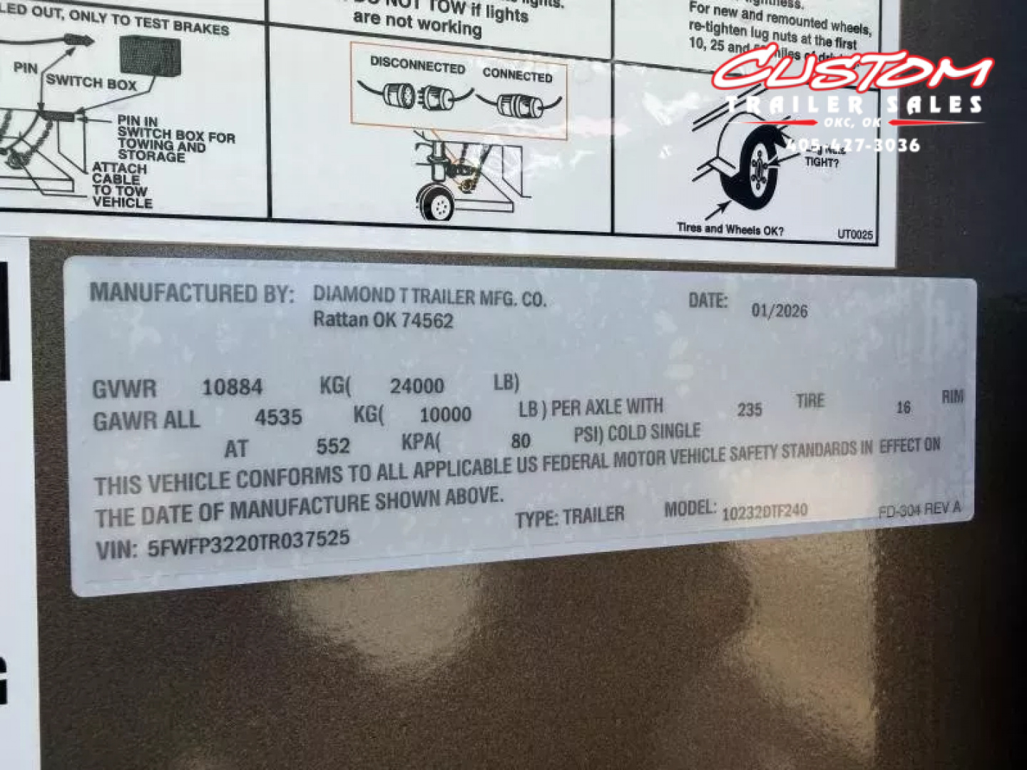 New #037525 2026 DIAMOND T DTF 32 X 102 DUAL TANDEM 20K GOOSENECK W/ MAXX RAMPS