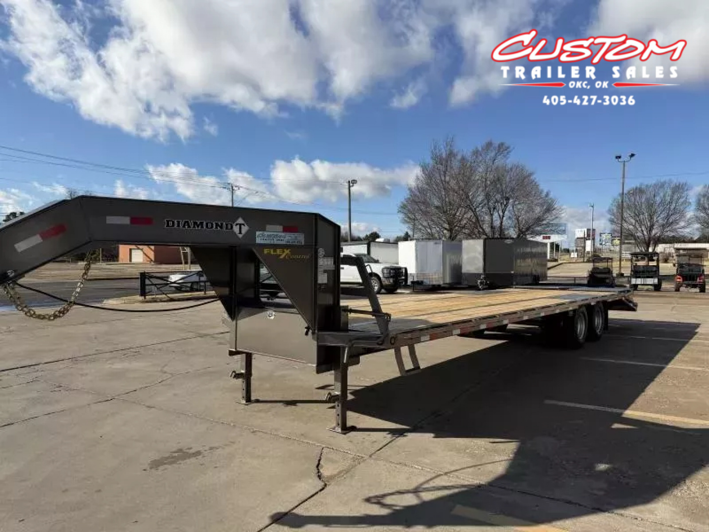 New #037525 2026 DIAMOND T DTF 32 X 102 DUAL TANDEM 20K GOOSENECK W/ MAXX RAMPS