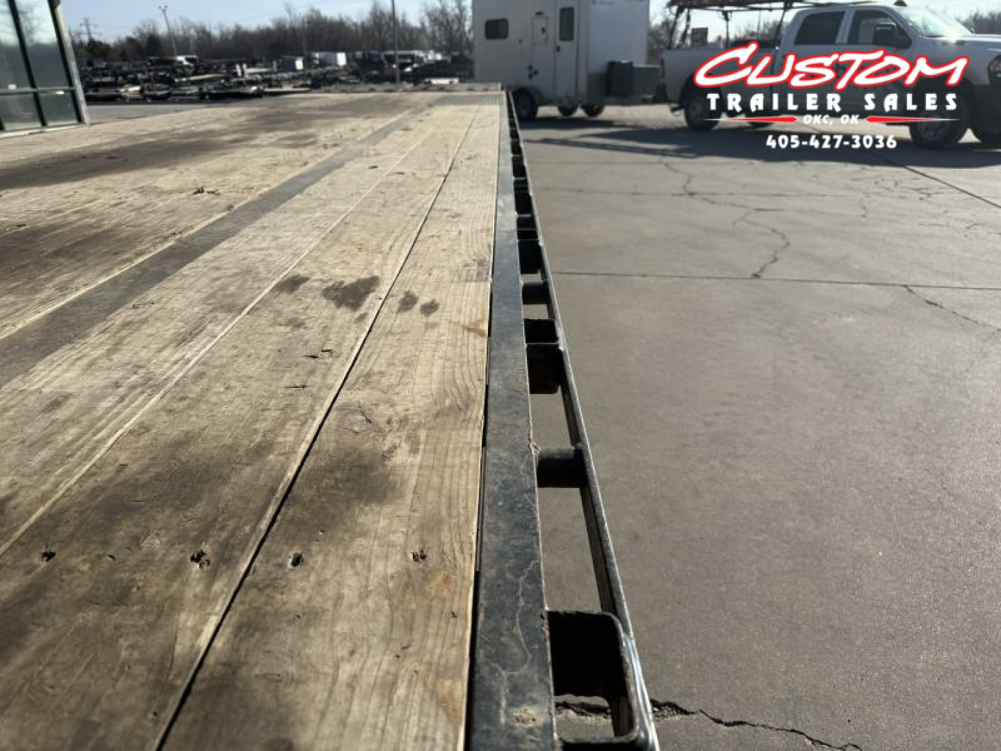 Used #044143 USED 2017 BIG TEX 35 X 102 DUAL TANDEM FLATBED 20K GOOSENECK W/ MAX RAMPS