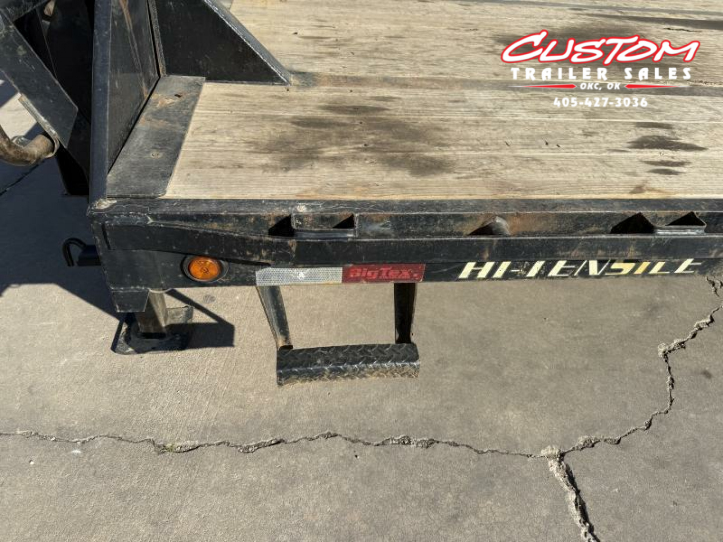 Used #044143 USED 2017 BIG TEX 35 X 102 DUAL TANDEM FLATBED 20K GOOSENECK W/ MAX RAMPS