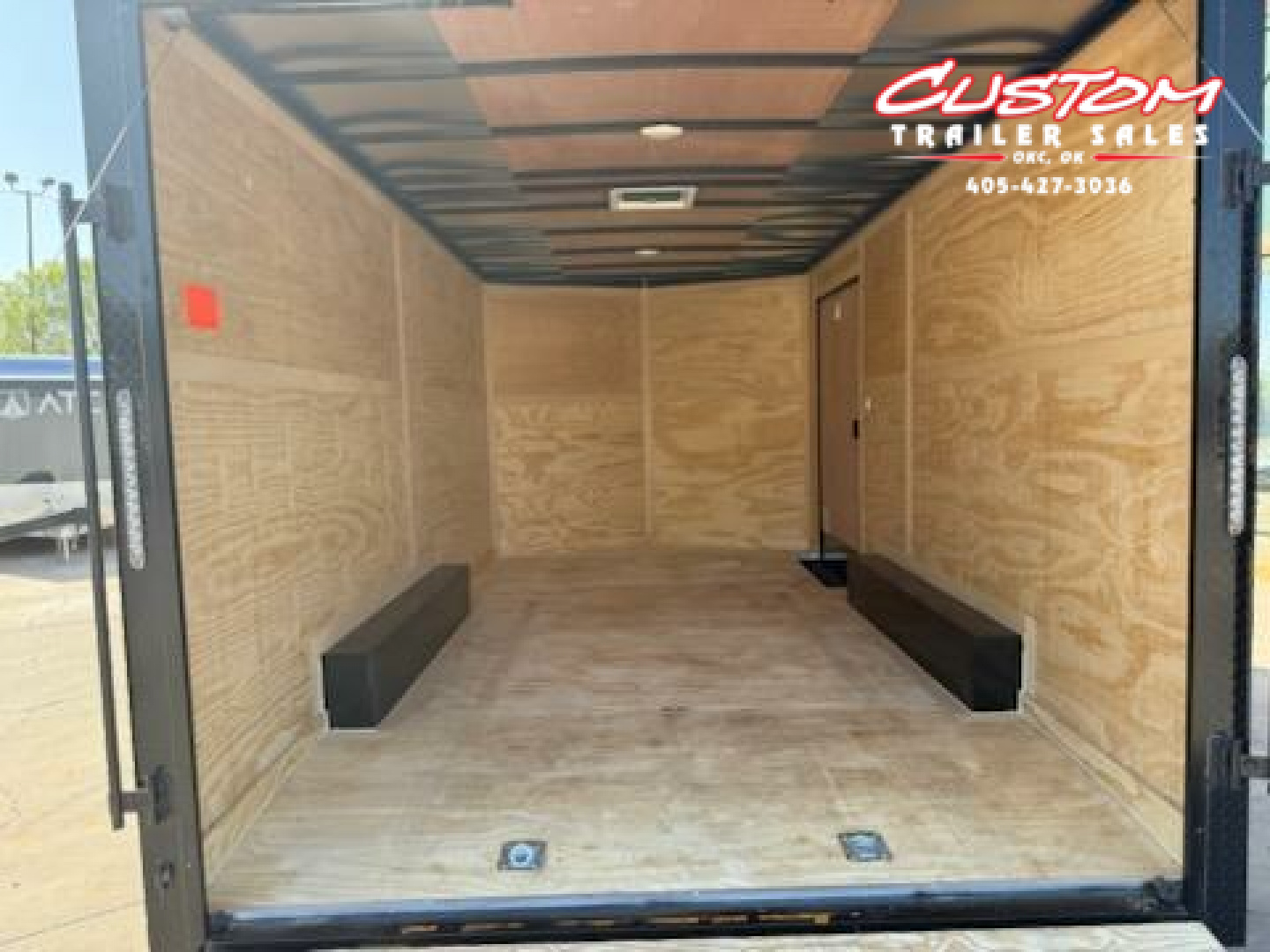 New #053138 2025 FOREST RIVER TA3 8.5 X 16 TANDEM AXLE 10K ENCLOSED W/ REAR RAMP DOOR