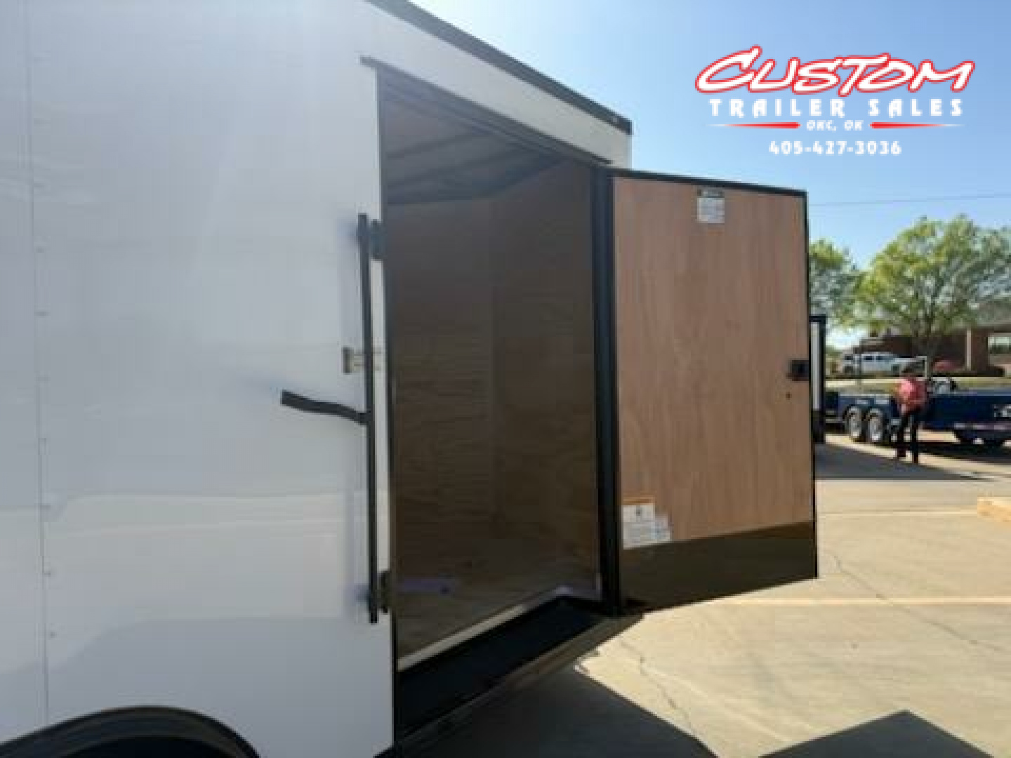 New #053138 2025 FOREST RIVER TA3 8.5 X 16 TANDEM AXLE 10K ENCLOSED W/ REAR RAMP DOOR