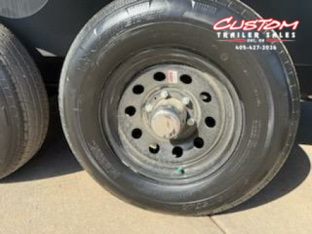 New #053138 2025 FOREST RIVER TA3 8.5 X 16 TANDEM AXLE 10K ENCLOSED W/ REAR RAMP DOOR