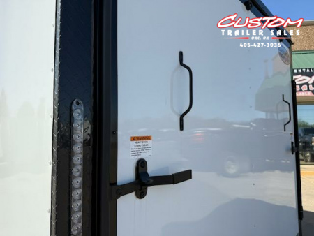 New #053138 2025 FOREST RIVER TA3 8.5 X 16 TANDEM AXLE 10K ENCLOSED W/ REAR RAMP DOOR