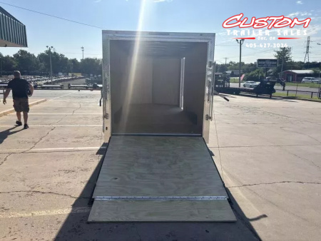 New #054487 2026 FOREST RIVER TA3 7 X 16 TANDEM AXLE 10K ENCLOSED W/ REAR RAMP DOOR