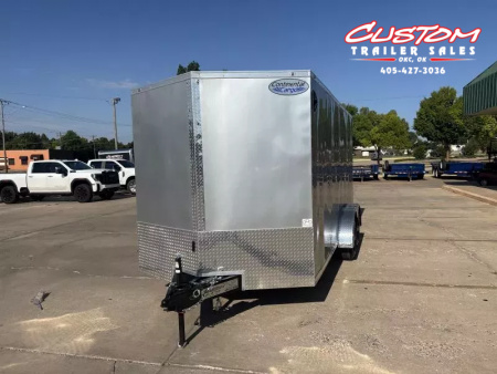 New #054487 2026 FOREST RIVER TA3 7 X 16 TANDEM AXLE 10K ENCLOSED W/ REAR RAMP DOOR