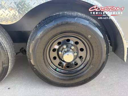 New #054487 2026 FOREST RIVER TA3 7 X 16 TANDEM AXLE 10K ENCLOSED W/ REAR RAMP DOOR