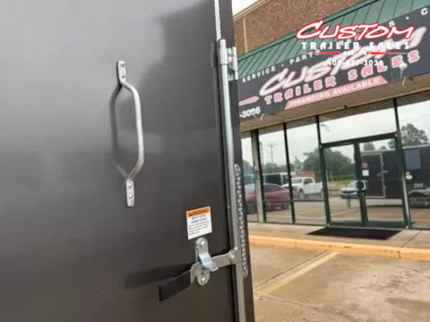 New #054522 2025 FOREST RIVER TA2 7 X 16 TANDEM AXLE 7K ENCLOSED W/ REAR RAMP DOOR