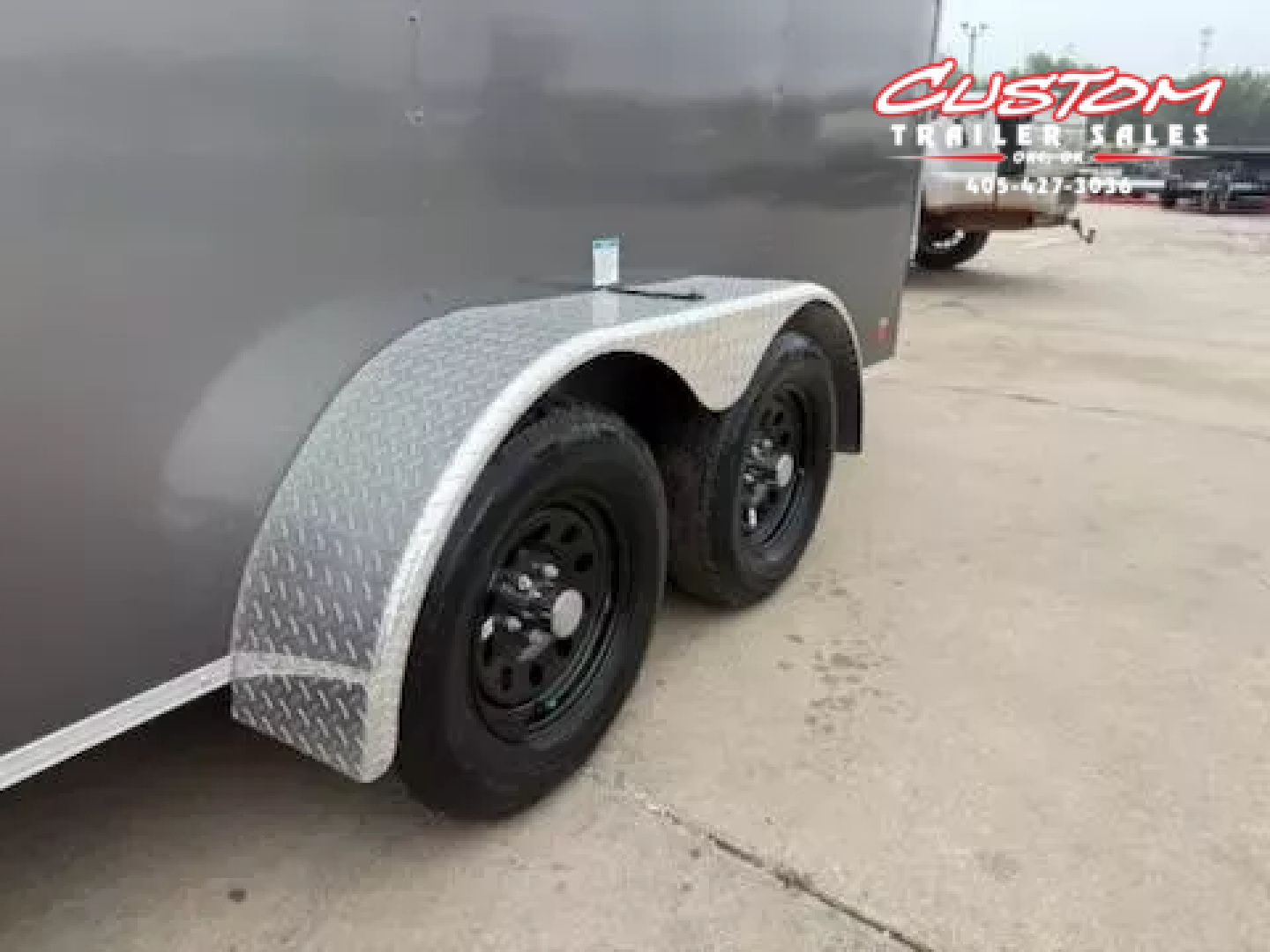 New #054522 2025 FOREST RIVER TA2 7 X 16 TANDEM AXLE 7K ENCLOSED W/ REAR RAMP DOOR