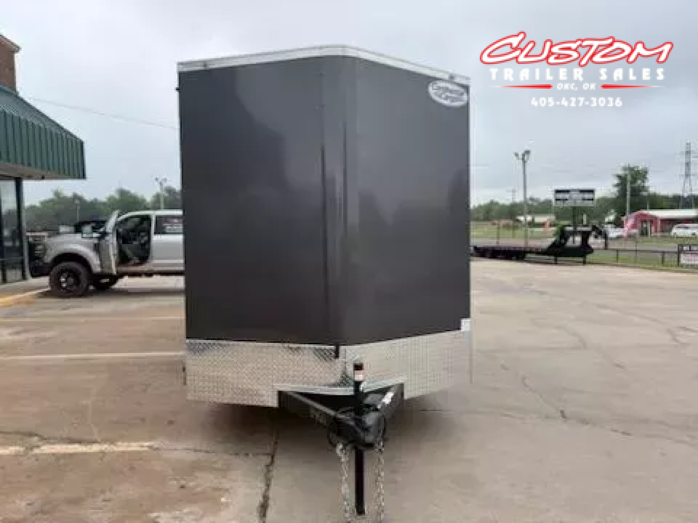 New #054522 2025 FOREST RIVER TA2 7 X 16 TANDEM AXLE 7K ENCLOSED W/ REAR RAMP DOOR