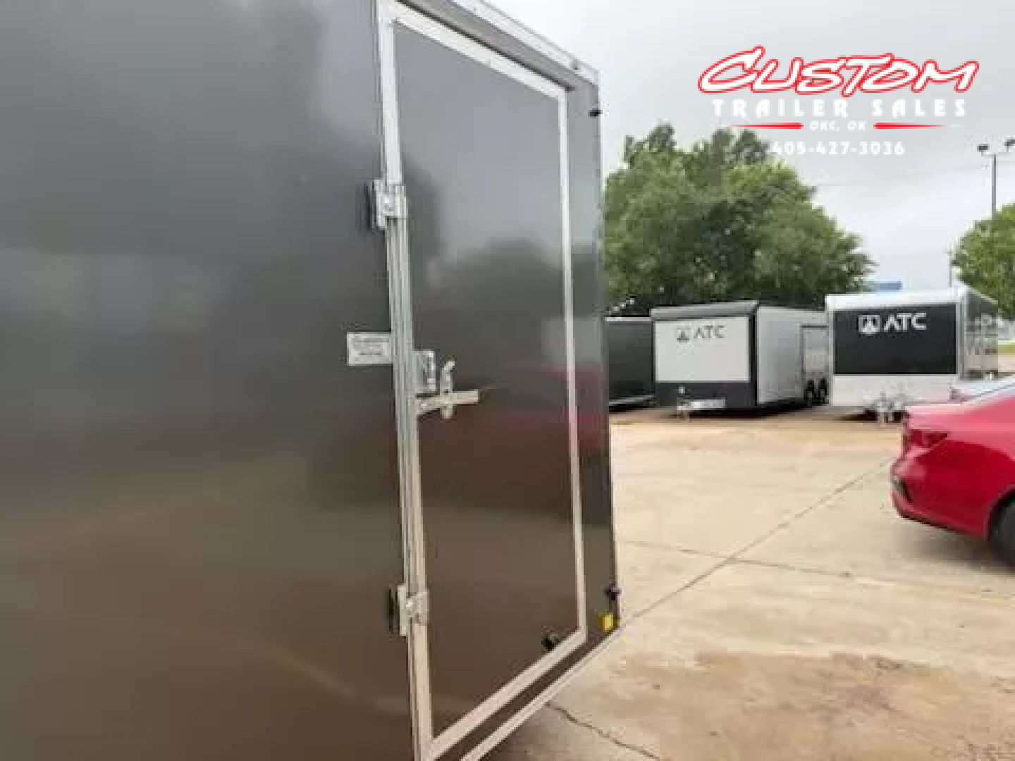 New #054522 2025 FOREST RIVER TA2 7 X 16 TANDEM AXLE 7K ENCLOSED W/ REAR RAMP DOOR