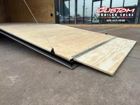 New #054522 2025 FOREST RIVER TA2 7 X 16 TANDEM AXLE 7K ENCLOSED W/ REAR RAMP DOOR