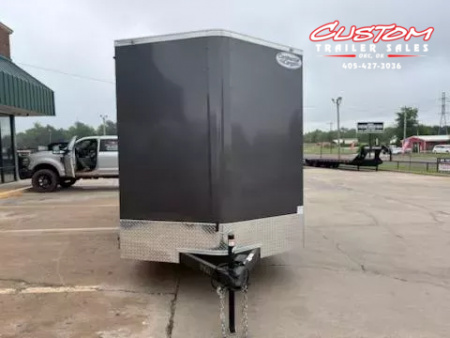 New #054522 2025 FOREST RIVER TA2 7 X 16 TANDEM AXLE 7K ENCLOSED W/ REAR RAMP DOOR