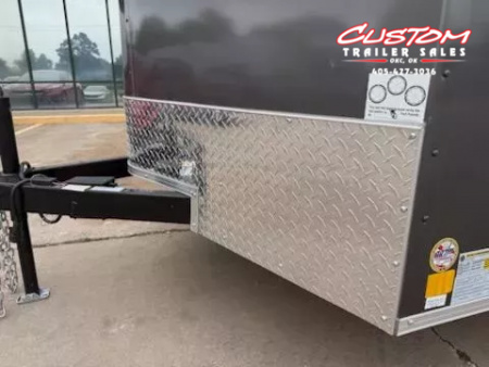 New #054522 2025 FOREST RIVER TA2 7 X 16 TANDEM AXLE 7K ENCLOSED W/ REAR RAMP DOOR