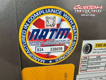 New #054522 2025 FOREST RIVER TA2 7 X 16 TANDEM AXLE 7K ENCLOSED W/ REAR RAMP DOOR