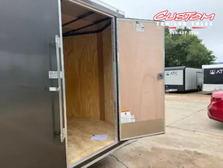 New #054522 2025 FOREST RIVER TA2 7 X 16 TANDEM AXLE 7K ENCLOSED W/ REAR RAMP DOOR