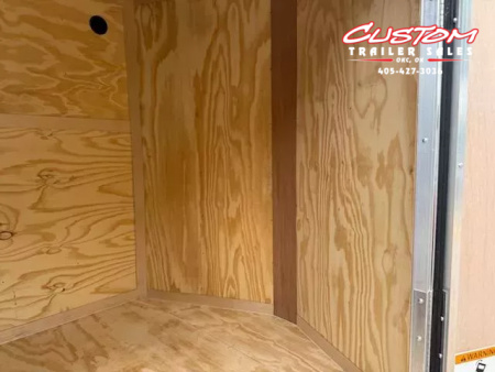 New #054522 2025 FOREST RIVER TA2 7 X 16 TANDEM AXLE 7K ENCLOSED W/ REAR RAMP DOOR