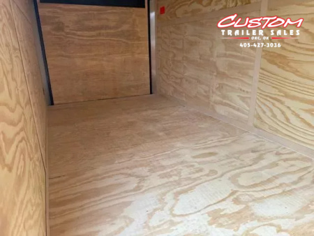 New #054522 2025 FOREST RIVER TA2 7 X 16 TANDEM AXLE 7K ENCLOSED W/ REAR RAMP DOOR