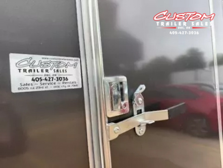 New #054522 2025 FOREST RIVER TA2 7 X 16 TANDEM AXLE 7K ENCLOSED W/ REAR RAMP DOOR