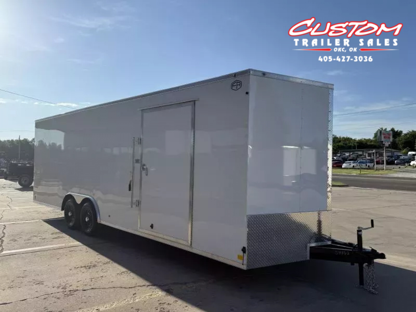 New #054862 2026 FOREST RIVER TA3 8.5 X 24 TANDEM AXLE 10K ENCLOSED W/ REAR RAMP DOOR