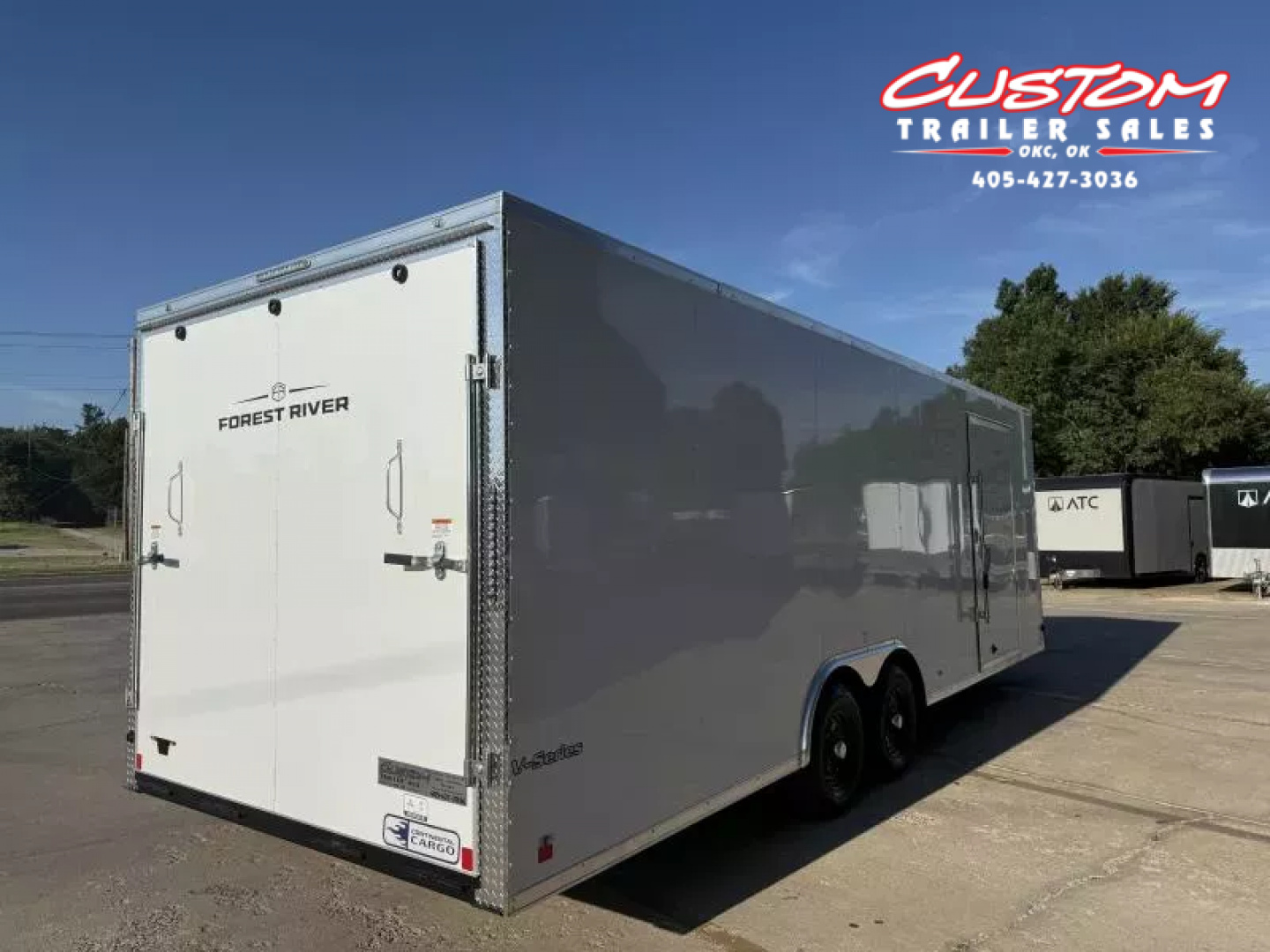 New #054862 2026 FOREST RIVER TA3 8.5 X 24 TANDEM AXLE 10K ENCLOSED W/ REAR RAMP DOOR