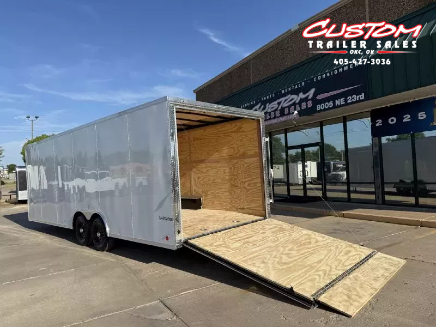 New #054862 2026 FOREST RIVER TA3 8.5 X 24 TANDEM AXLE 10K ENCLOSED W/ REAR RAMP DOOR