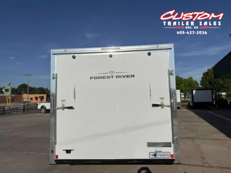 New #054862 2026 FOREST RIVER TA3 8.5 X 24 TANDEM AXLE 10K ENCLOSED W/ REAR RAMP DOOR