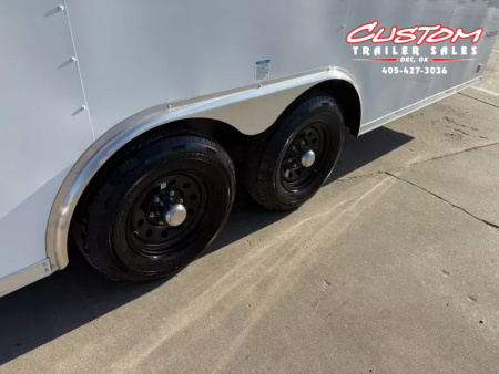 New #054862 2026 FOREST RIVER TA3 8.5 X 24 TANDEM AXLE 10K ENCLOSED W/ REAR RAMP DOOR