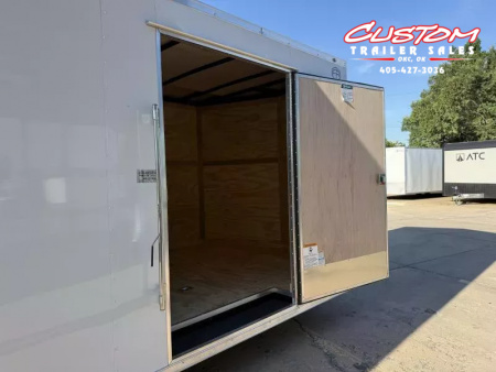New #054862 2026 FOREST RIVER TA3 8.5 X 24 TANDEM AXLE 10K ENCLOSED W/ REAR RAMP DOOR