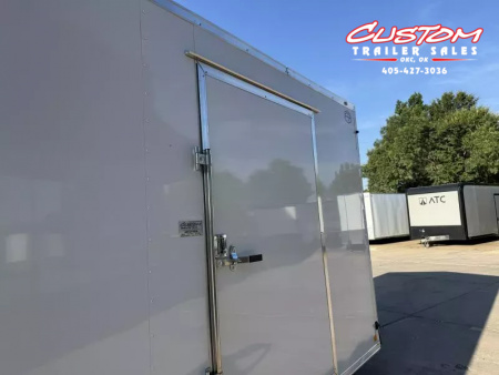 New #054862 2026 FOREST RIVER TA3 8.5 X 24 TANDEM AXLE 10K ENCLOSED W/ REAR RAMP DOOR