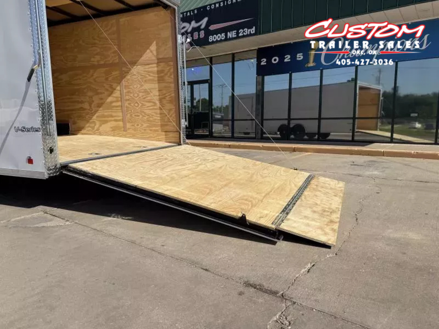 New #054940 2026 FOREST RIVER TA3 8.5 X 28 TANDEM AXLE 10K ENCLOSED W/ REAR RAMP DOOR