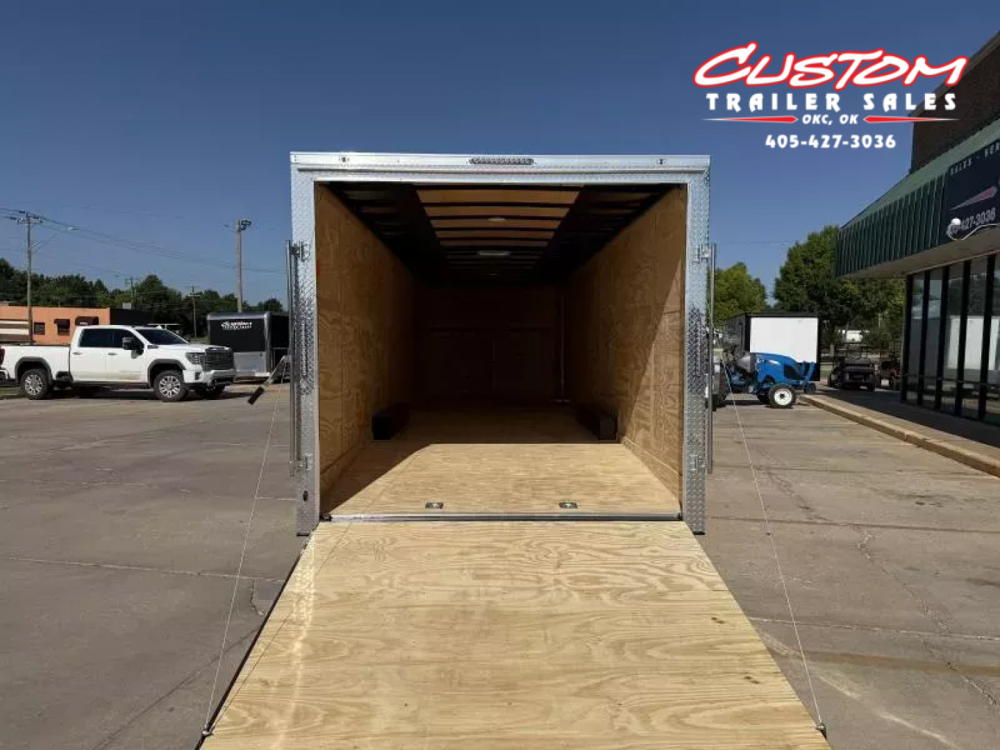 New #054940 2026 FOREST RIVER TA3 8.5 X 28 TANDEM AXLE 10K ENCLOSED W/ REAR RAMP DOOR