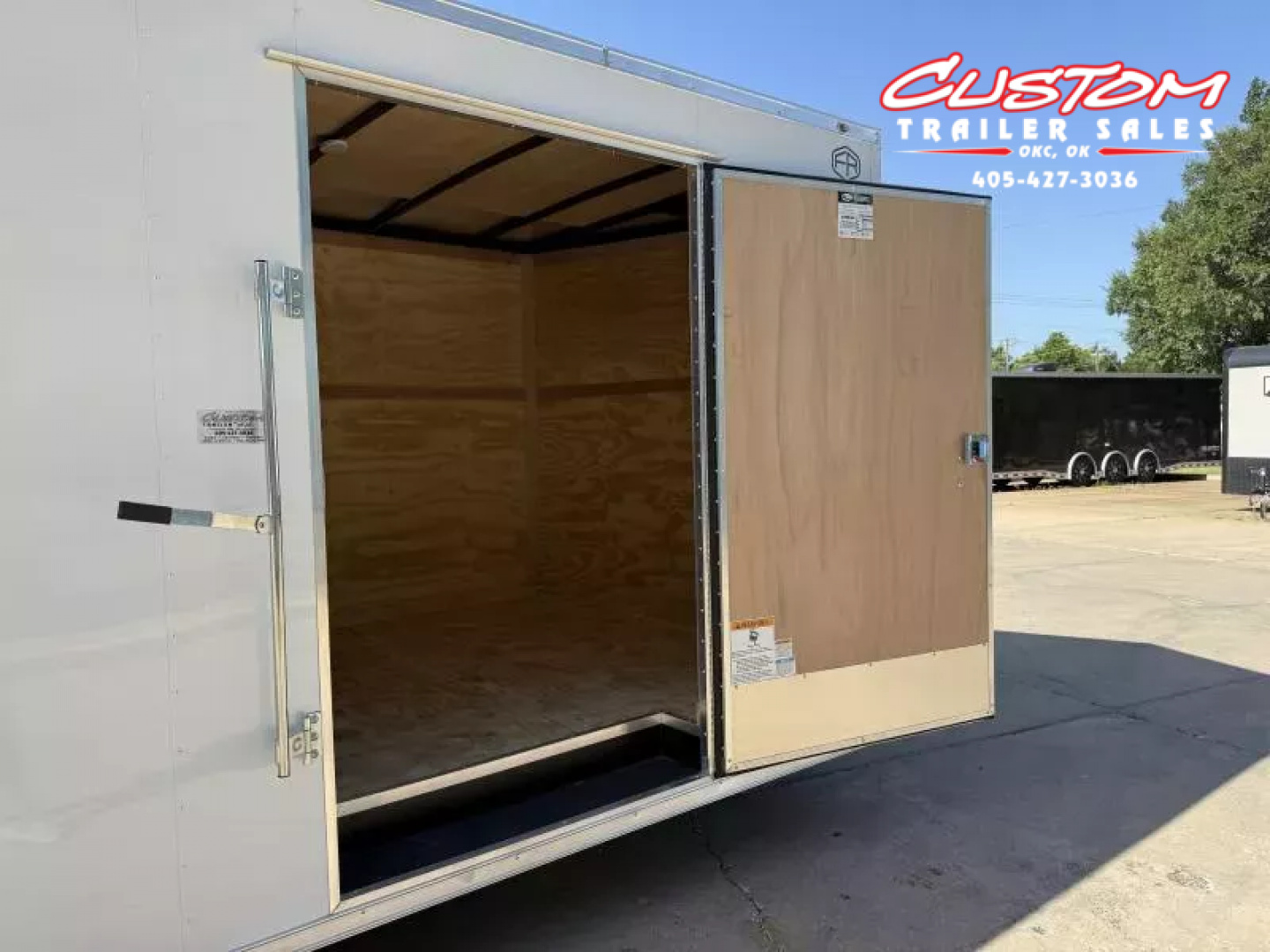 New #054940 2026 FOREST RIVER TA3 8.5 X 28 TANDEM AXLE 10K ENCLOSED W/ REAR RAMP DOOR