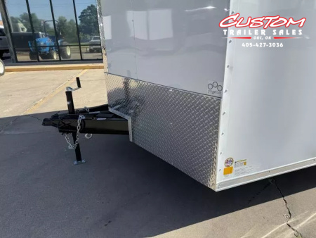 New #054940 2026 FOREST RIVER TA3 8.5 X 28 TANDEM AXLE 10K ENCLOSED W/ REAR RAMP DOOR