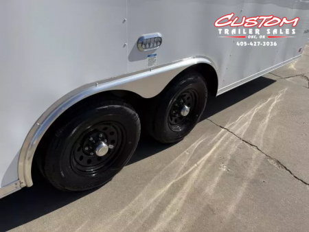 New #054940 2026 FOREST RIVER TA3 8.5 X 28 TANDEM AXLE 10K ENCLOSED W/ REAR RAMP DOOR